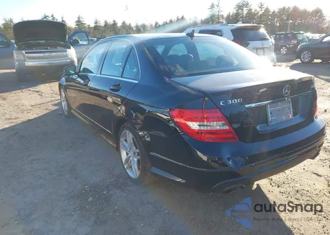 2013 Mercedes-Benz C 300 Sport 4Matic from USA, damaged, VIN WDDGF8AB1DR280823